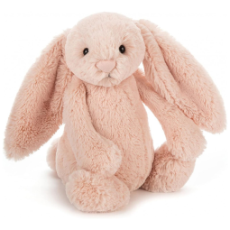 Jellycat Coelho de Pelúcia Bashful Blush Médio 30cm - Brinquedo de Coelho e Coelhinha de Pelúcia Clássico para Crianças Médio 30cm