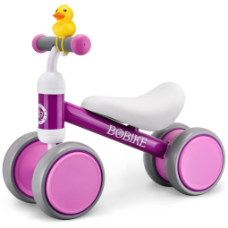 Bicicleta sem Pedal Infantil para Bebês de 1 a 3 anos, Roxa, BOBIKE, Violeta