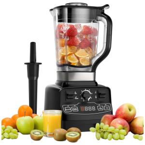 Liquidificador de Bancada 2L com Viosr LCD, 1450W 110V, Enfmay, Prata