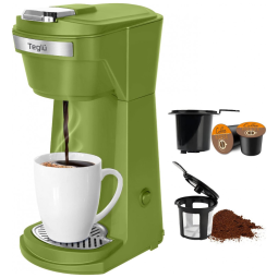 Máquina de Café Expresso 415mL, 110V 800W, Teglu, Preta