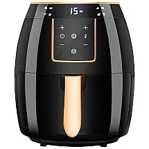 Fritadeira Elétrica Air Fryer 6L, com Painel de Controle Digital, 1300W, 110v, YENSONG AF346D, Preto