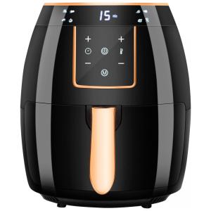 Fritadeira Elétrica Air Fryer 6L, com Painel de Controle Digital, 1300W, 110v, YENSONG AF346D, Preto