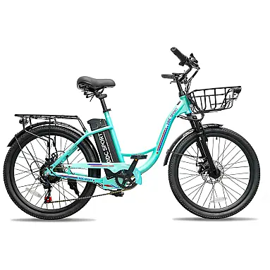 Bicicleta Elétrica Cruiser de 24
