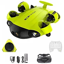 Drone Aquático Inteligente com Câmera 4K UHD, Vídeo e Luz LED, QIYHBVR, Verde