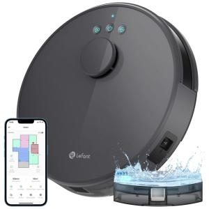 Aspirador de Pó Robô com Mapeamento Multinível e Sucção Forte 3500PA, 110V, Lefant M1, Cinza