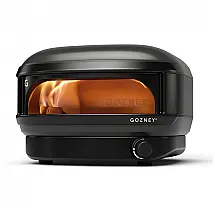 Forno de Pizza Gozney Arc Lite 30 cm a Gás Propano Portátil Pedra Refratária 500°C Napolitana Externo Preto Fosco
