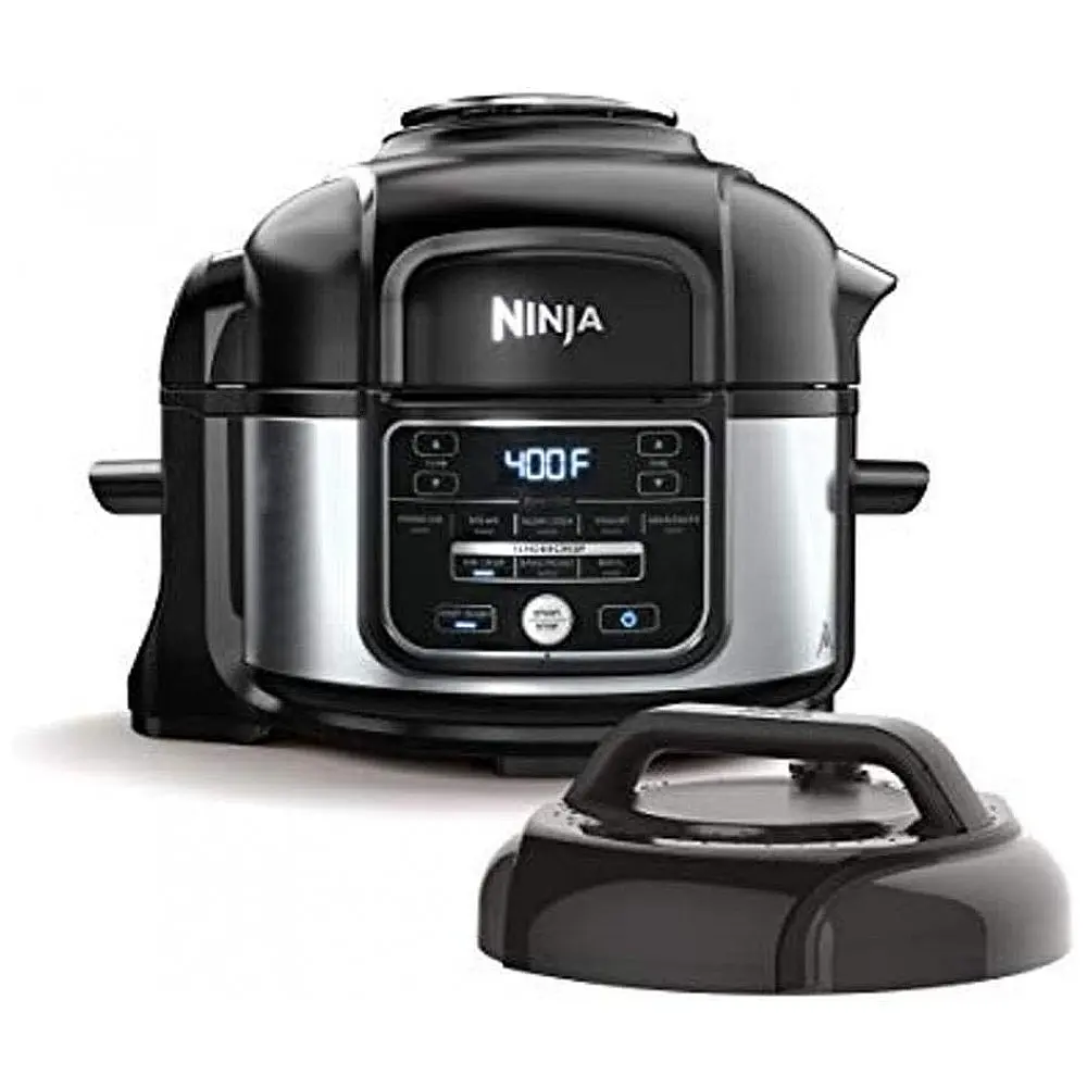 Panela de Pressão Elétrica 5 Litros 9 em 1 Programável, Ninja Foodi, 110V 1460W, Preta