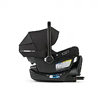 Cadeirinha Bugaboo Turtle Air Shield by Nuna Preta Recém-nascido a 13,6 kg com Base Reclinável