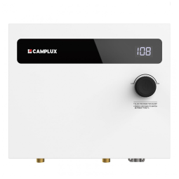 Aquecedor de Água Elétrico de Passagem Camplux Branco 14kW Digital Residencial Modelo TEW14 240V