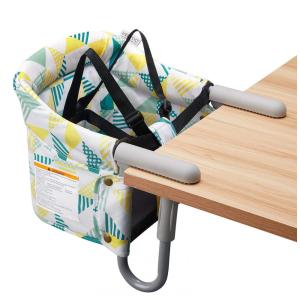 Cadeira de Alimentação Portátil com Encaixe em Mesa, VEEYOO, Branco e Verde