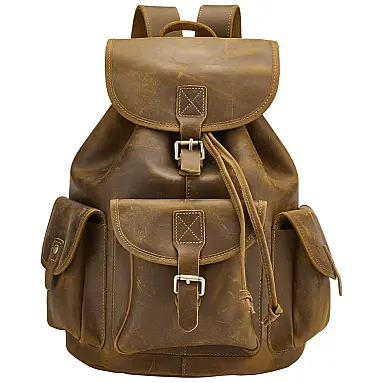 DE LATÃO Mochila Vintage de