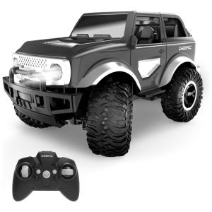 Carrinho de Controle Remoto 2.4 Ghz até 160 Minutos para Crianças, Deerc de49, Cinza