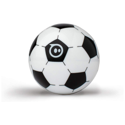 Sphero Mini Soccer Bola Robô Programável com LED, Giroscópio e Acelerômetro, Controle por App com Modos de Direção e Kick Drive – Preto