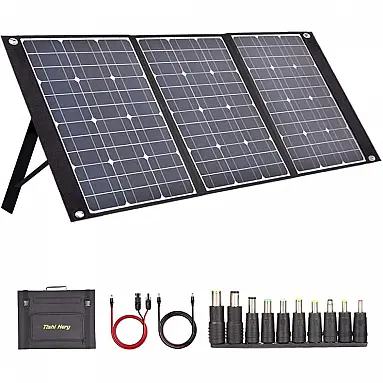 TISHI HERY Painel Solar Portátil,