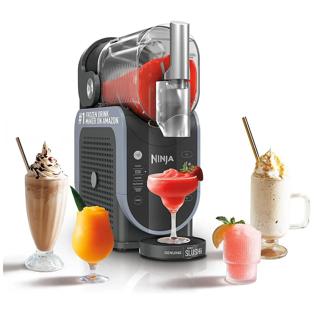 Máquina de Slush Raspadinha Ninja SLUSHi FS301 2,6L Preta 5 Programas RapidChill 110V