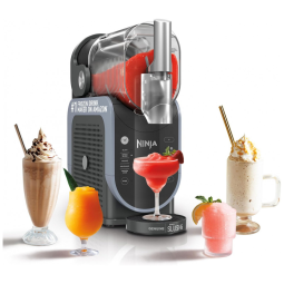 Ninja Máquina de Raspadinha FS301 Fabricador Bebidas Congeladas RapidChill 5 Predefinições Preto Premium Sem Gelo 110V