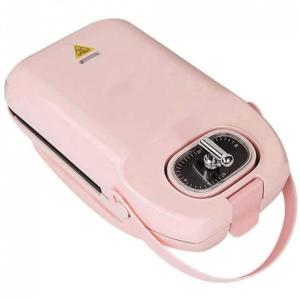 SASAMM Sanduicheira Antiaderente Portátil 650W 220V, rosa