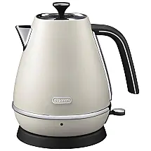 Chaleira Elétrica com Base Giratória e Capacidade de 1,2L, 1200W 110V, DeLonghi, Branco