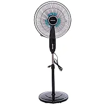 Ventilador de Torre 3 Velocidades, com Tela LCD, Silencioso, Lâmina Dupla e Altura Ajustável, 60W, 110v, COSTWAY, Preto