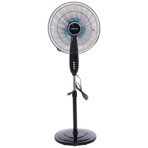 Ventilador de Torre 3 Velocidades, com Tela LCD, Silencioso, Lâmina Dupla e Altura Ajustável, 60W, 110v, COSTWAY, Preto