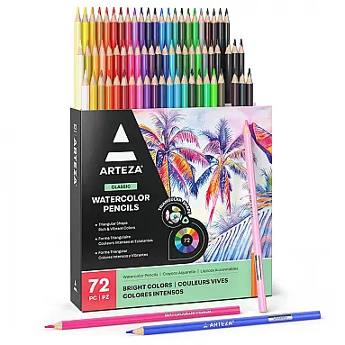 Lápis de Aquarela Arteza 72