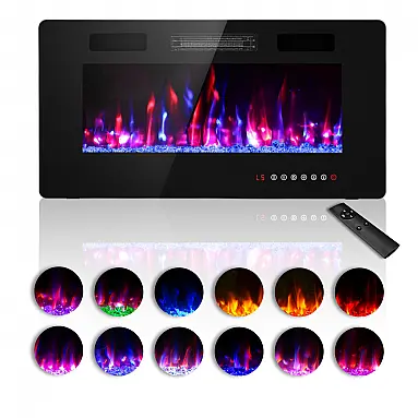 Lareira Elétrica Zionheat 91x46cm 1500W