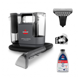 Extratora e Higiniezadora de Carpetes e Estofados Sem Fio com 2 Modos de Limpeza e Sucção Poderosa, BISSELL, Preto