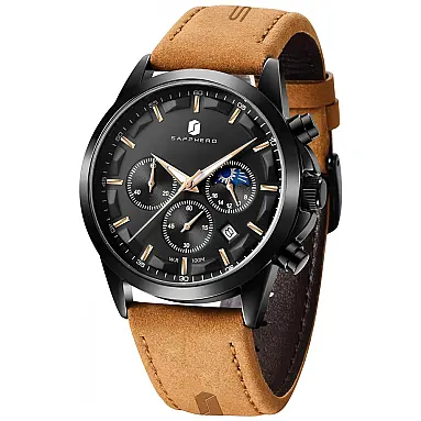 Relógio Masculino Analógico SAPPHERO Automático,
