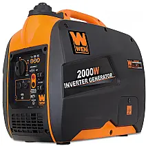 WEN Estação de Energia Portátil 2000W Silencioso 120V CA Tomada 3 Pinos 12V DC USB de 5V Tela LCD Luz LED