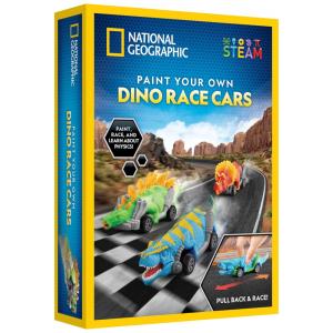 Kit de Arte Dino Vitral que Brilha no Escuro – Brinquedo Educativo, Artes & Ofícios STEM para Crianças, National Geographic