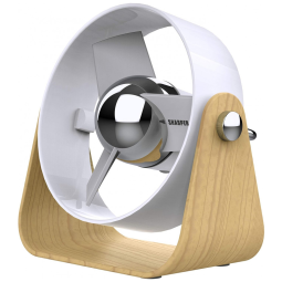 Ventilador de Mesa SBS2 SI 3 Velocidades, 110v, SHARPER IMAGE FA1 0102 43, Branco