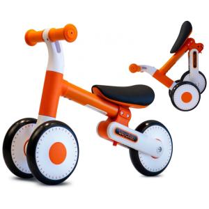 Bicicleta sem Pedal para Crianças de 12 a 36 Meses, Weychan, Laranja