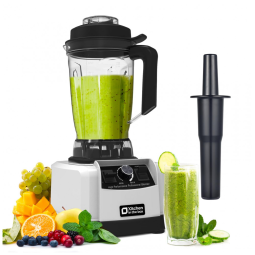 Liquidificador Kitchen in the box Prata 2L 1500W Jarra Tritan BPA Free Lâminas Inox 8 Pontas 110V