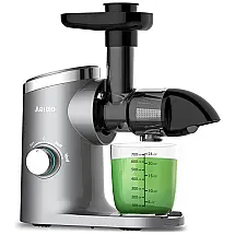 Centrífuga de Frutas, 2 Velocidades, Aço Inoxidável, 150W, 110v, AEITTO, Prateado