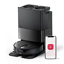 Robô Aspirador Roborock Qrevo Slim 8,2cm Ultra Fino 2 em 1 Aspira e Passa Pano Base Multifuncional 3.0