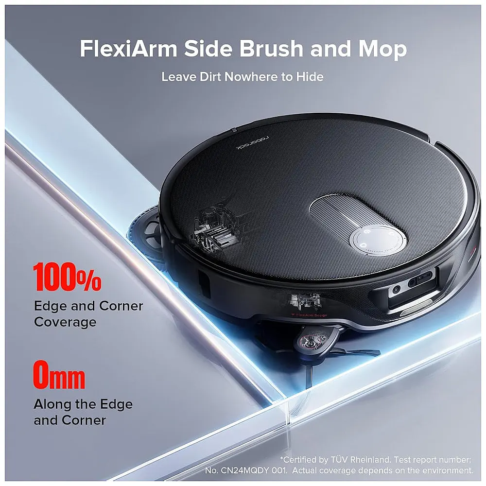 Robô Aspirador Roborock Qrevo Slim 8,2cm Ultra Fino 2 em 1 Aspira e Passa Pano Base Multifuncional 3.0 — foto 3