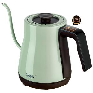 LEEHOO Chaleira Elétrica 800mL com Desligamento Automático e Controle de Temperatura, 110V, Verde