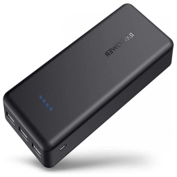 Powerbank Carregador Portátil 22000mAh Bateria LCD 3 Saidas Escritorio Viagem