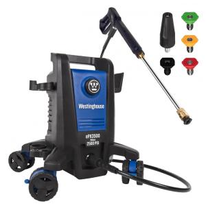 Lavadora de Alta Pressão Elétrica Westinghouse Preta 2500 PSI 1,76 GPM Antitombamento 5 Bicos ePX3500