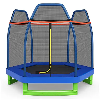 Trampolim Infantil 2,13m com Rede