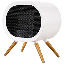 Aquecedor Elétrico Portátil de Cerâmica BABYEXO 1000W, 3 Modos, 110V, Branco, Compacto e Eficiente