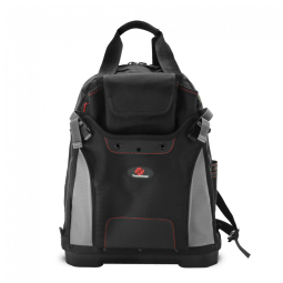 Mochila de Ferramentas Organizadora com 32 Compartimentos, TRADEGEAR, Preto