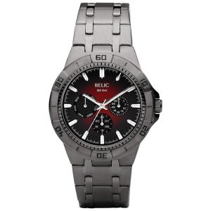 Relógio Masculino Analógico Quartzo de Aço Inoxidável, RELIC BY FOSSIL ZR15514, Cinza