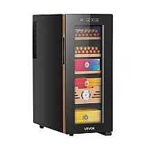 Humidor Elétrico VEVOR Preto Controle Temperatura 250 Charutos 240V