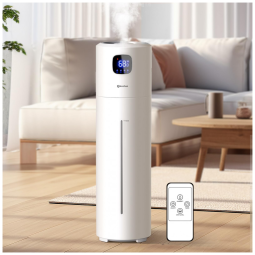 Umidificador de Ar para Quarto, 9 Litros de Névoa Fria, Fácil Limpeza, Alta Velocidade de 350 ml/h, Silencioso - Ideal para seu