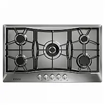 Cooktop a Gás Empava E-36GC61-GX 36 Polegadas 5 Bocas Seladas SABAF Aço Inox LPG/GN Conversível 120V