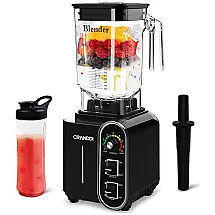 Liquidificador Profissional 1.5L 9 Velocidades 1800W, 110v, CRANDDI KND K98C B, Preto