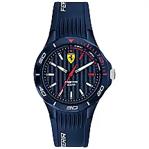 Relógio Masc Pista, Quartz, Resistente, Marinho, Marinho, Marinho, FERRARI 0840039, Azul Marinho