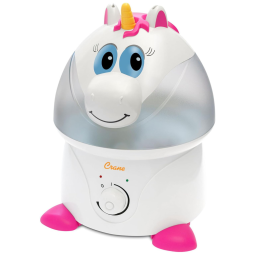 Umidificador Ultrassônico Crane Unicorn 1 Galão, Nebulização Fria, Desligamento Automático, Controle Touch, Unicórnio, 110V