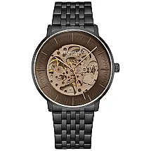 Stuhrling Relógio Masculino Analógico, Automático em Aço Inoxidável, Modelo 3994T, Cinza